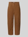 MAC Regular fit corduroy broek van katoenmix model 'DANNI 2.3' Cognac
