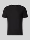 Armani Exchange t-shirt z wzór z logo i okrągły dekolt Czarny
