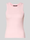 VERO MODA Slim Fit Tank Top aus Baumwoll-Mix Modell 'SMILE CAISA TANK TOP' Rosa