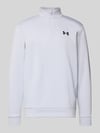 Under Armour Sweatshirt met labeldetail Lichtgrijs