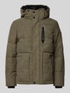 Tom Tailor Regular Fit Steppjacke mit abnehmbarer Kapuze Oliv