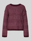 Selected Relaxed Fit Pullover aus Woll-Mix mit Alpaka-Anteil Modell 'FALVA' Bordeaux