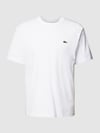 Lacoste T-Shirt mit Logo-Detail Modell 'BASIC ON' Weiss