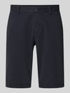 Marc O'Polo Regular Fit Bermudas aus Baumwoll-Mix Modell 'RESO JOGGER' Marine