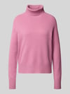 Fynch-Hatton Rollkragenpullover mit gerippten Abschlüssen Rose