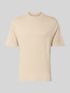 JACK & JONES Premium T-Shirt mit Label-Detail Modell 'MILANO' Beige