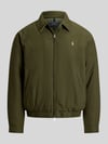 Polo Ralph Lauren bomberka o kroju regular fit z wykładanym kołnierzem Oliwkowy