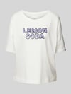 LIEBLINGSSTÜCK T-Shirt mit Paillettenbesatz Modell 'Dacina' Offwhite