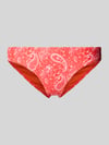 PIECES Bikinibroekje met all-over motief, model 'BAOMI' Lichtrood