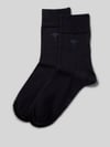 JOOP! COLLECTION Socken mit Label-Print im 2er-Pack Marine