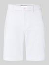 Tommy Hilfiger Regular Fit Bermudas aus Baumwoll-Mix Weiss