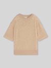 Tom Tailor Regular Fit Pullover mit Baumwoll-Anteil Beige