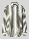 GANT Relaxed Fit Langarmbluse aus reiner Baumwolle Khaki