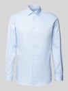 Selected Slim Fit Businesshemd aus Baumwoll-Mix Modell 'FILIP' Bleu