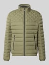 Christian Berg Men Steppjacke mit Stehkragen und Reißverschlusstaschen Schilf