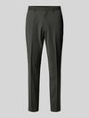 Tiger of Sweden Regular fit pantalon met wol model 'Tenutas' Donkergroen