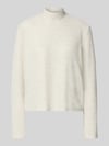 Jake*s Collection Regular Fit Langarmbluse mit schimmernder Optik Offwhite