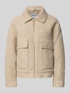 Jake*s Casual Regular fit jack met wol Beige gemêleerd