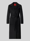 MAX&Co. Regular Fit Mantel aus reiner Baumwolle Modell 'RUNAWAY' Black