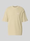 PEGADOR Oversized T-Shirt mit Strukturmuster Khaki