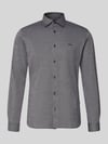 BOSS Orange Slim fit vrijetijdsoverhemd van puur katoen model 'MYSOFT_2' Antraciet