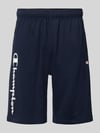 Champion Sweatshorts mit Logo-Print und -Stitching Marine