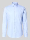 Jake*s Slim Fit Business-Hemd mit Kentkragen Bleu