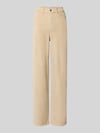 ONLY Wide leg corduroy broek van katoenmix model 'HOPE' Zand