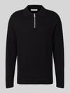 Selected Relaxed Fit Pullover aus Viskose-Mix Modell 'TELLER' Black