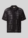 ONLY & SONS Relaxed Fit Freizeithemd aus Baumwoll-Mix Modell 'AVON' Black