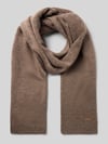 Barts Sjaal met labelpatch model 'Witzia' Middenbruin