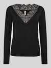 Soyaconcept Slim fit shirt met lange mouwen van lyocellmix model 'Marica' Zwart