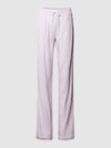 s.Oliver RED LABEL Regular Fit Pyjama-Hose aus Baumwoll-Viskose-Mix Bordeaux