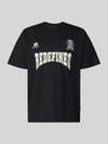 Redefined Rebel T-Shirt mit Statement-Print und Rundhalsausschnitt Black