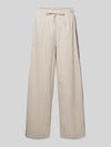 ONLY Loose Fit Weite Hose aus reiner Baumwolle Modell 'AUGUSTA' Sand