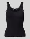 ONLY Slim Fit Top aus Baumwoll-Mix Modell 'SARAH SHARAI' Black