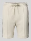 BOSS Green Regular Fit Sweatshorts aus Baumwoll-Mix Modell 'JT_JOIN HEADLO' Offwhite