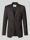DIGEL Slim Fit 2-Knopf-Sakko mit Pattentaschen Modell 'Move Alesso' Dunkelbraun