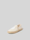 Kenzo Espadryle z detalem z logo Écru