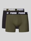 PUMA Trunks mit Label-Detail im 2er-Pack Oliv