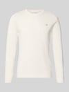 Marc O'Polo Shaped fit shirt met lange mouwen van puur katoen Offwhite