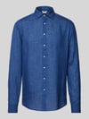 Stenstroms Regular Fit Business-Hemd mit Kentkragen Modell 'Collar' Marine