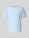 JACK & JONES T-Shirt mit Label-Stitching Modell 'NORREBRO' Hellblau