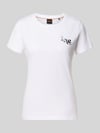 BOSS Orange regular fit T-shirt van puur katoen model 'E_ELOVE_5' Wit