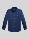 Polo Ralph Lauren Regular Fit Freizeithemd aus reiner Baumwolle Marine