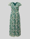 VILA Midikleid im Allover-Look Modell 'EMMA' Gruen