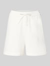 PIECES Comfort fit shorts van zuiver katoen model 'SASTINA' Wit