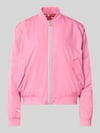 Frieda & Freddies Regular Fit Bomberjacke mit Stehkragen Modell 'Brooklyn' Pink