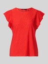 VERO MODA regular fit T-shirt met ronde hals model 'TASSA' Rood