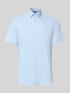 Jake*s Slim Fit Business-Hemd mit Kentkragen Bleu